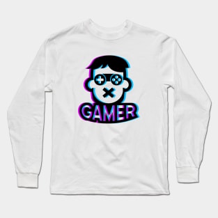 GAMER - 90S TRICOLOR EDITION Long Sleeve T-Shirt